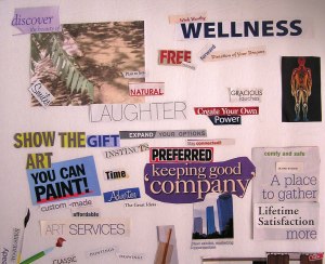 My 2014 Vision Board (top)