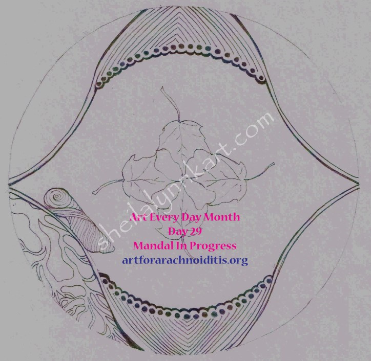 Mandala Drawing In progress