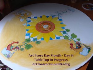 More Color to Table Top Coq Au Vin