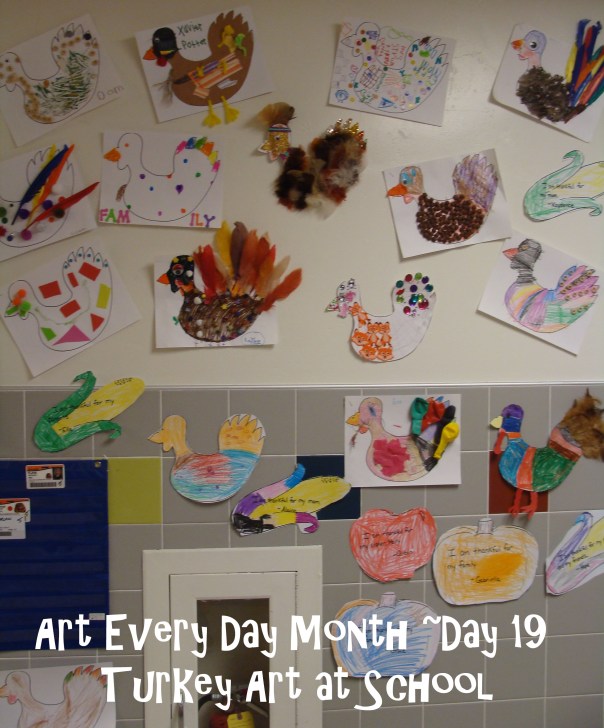 Turkey Art At the Elementary School